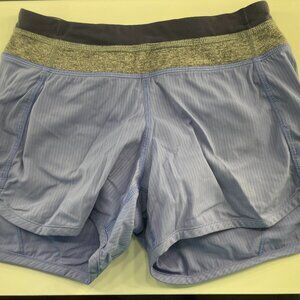 Girls Ivivva By Lululemon Purple and Gray Shorts Size 8